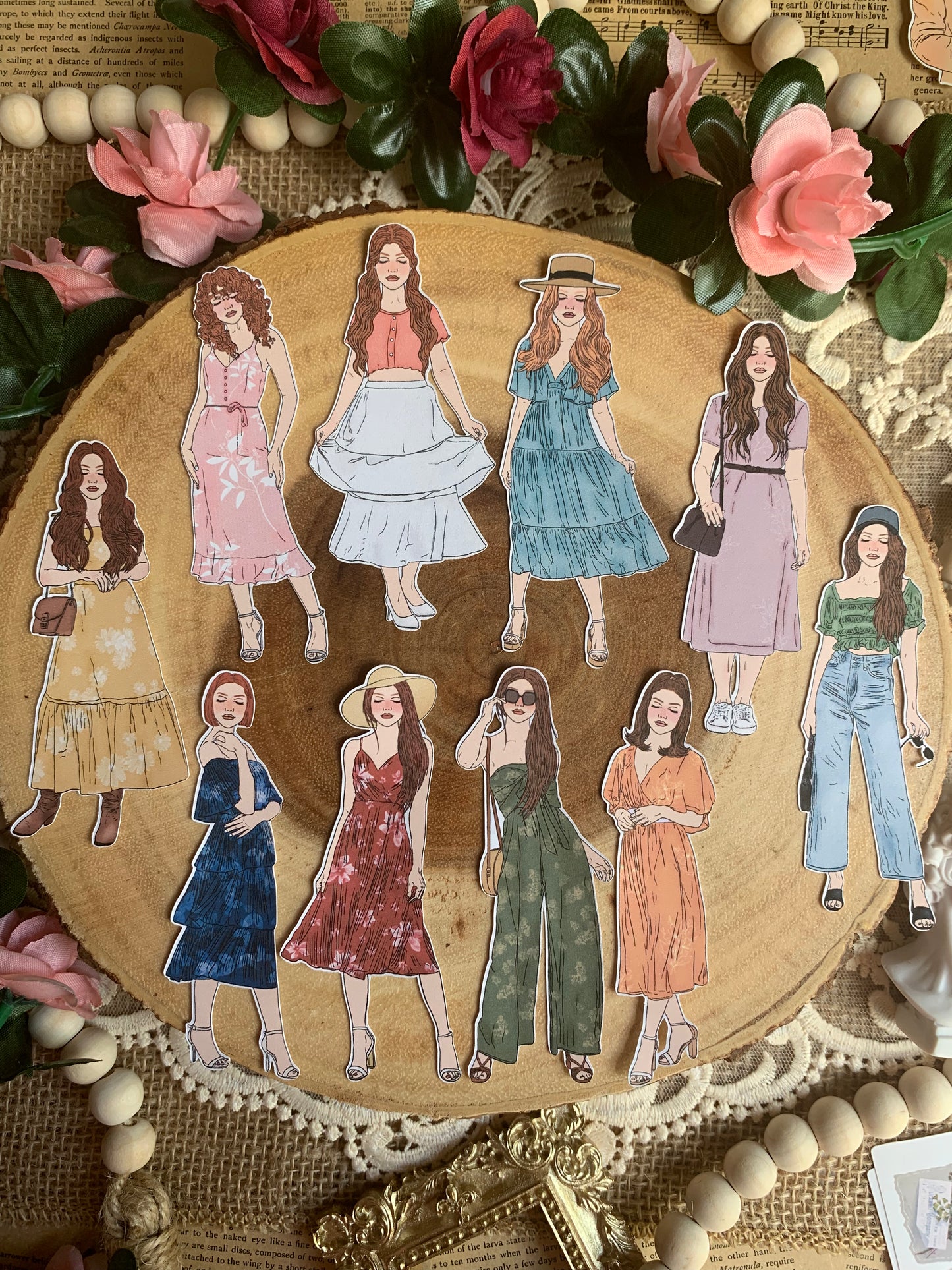 A Girl Named Gigi: April 2022 Collection Stickers