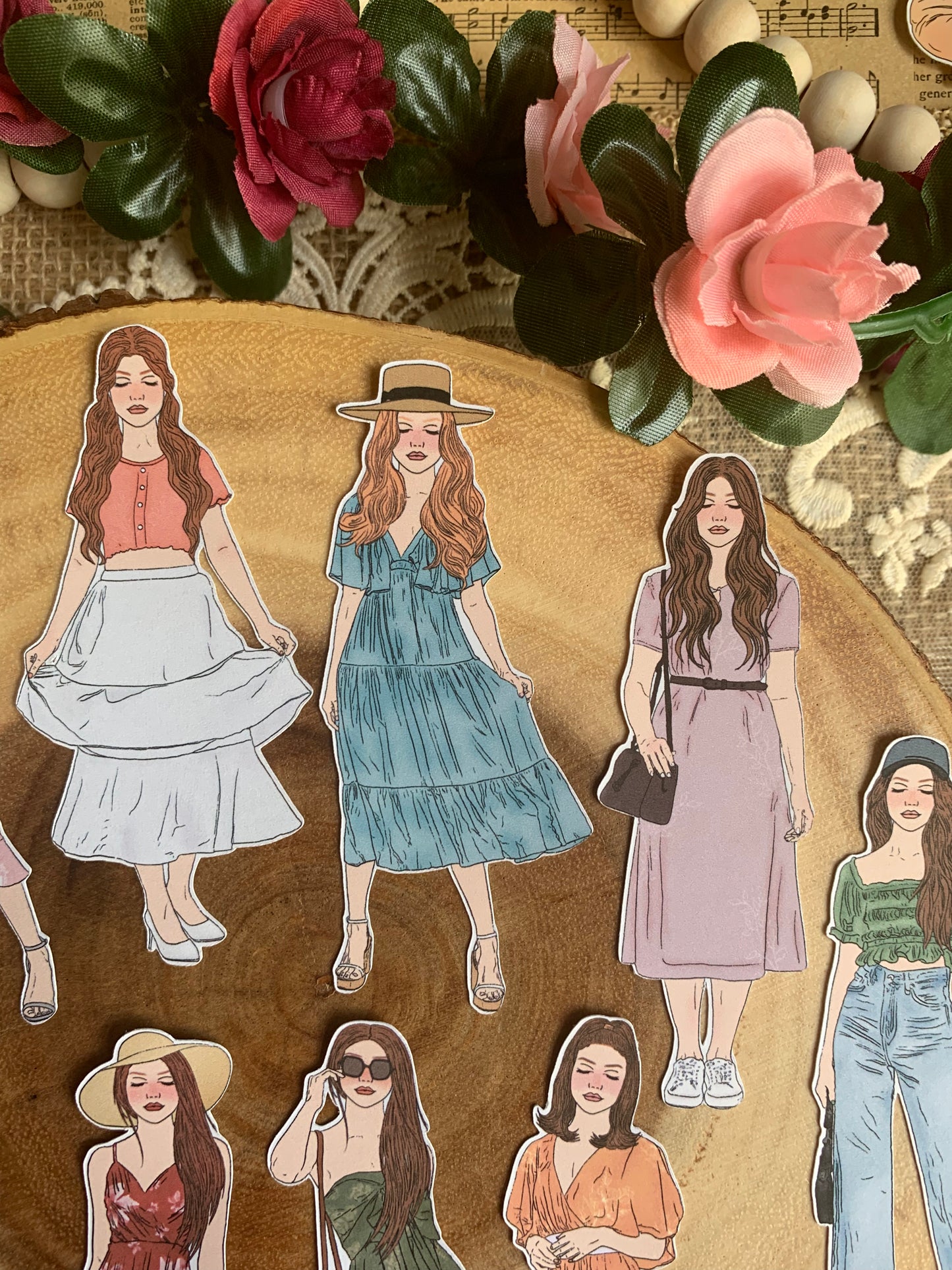 A Girl Named Gigi: April 2022 Collection Stickers