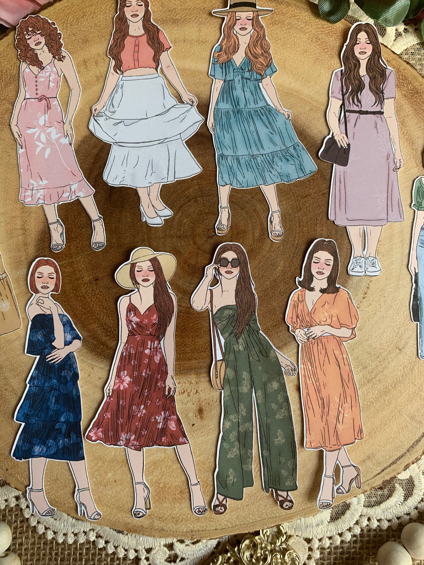 A Girl Named Gigi: April 2022 Collection Stickers