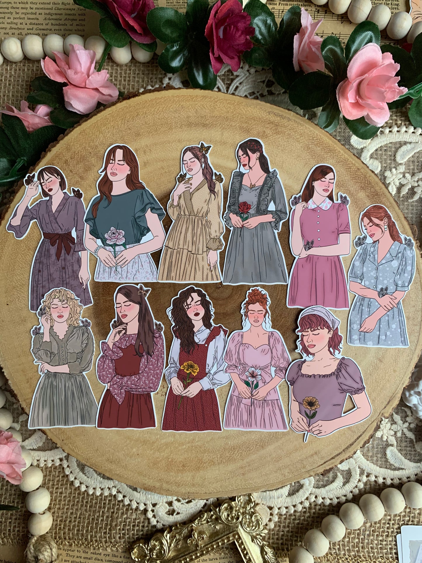 A Girl Named Gigi: Vintage Autumn Collection Stickers