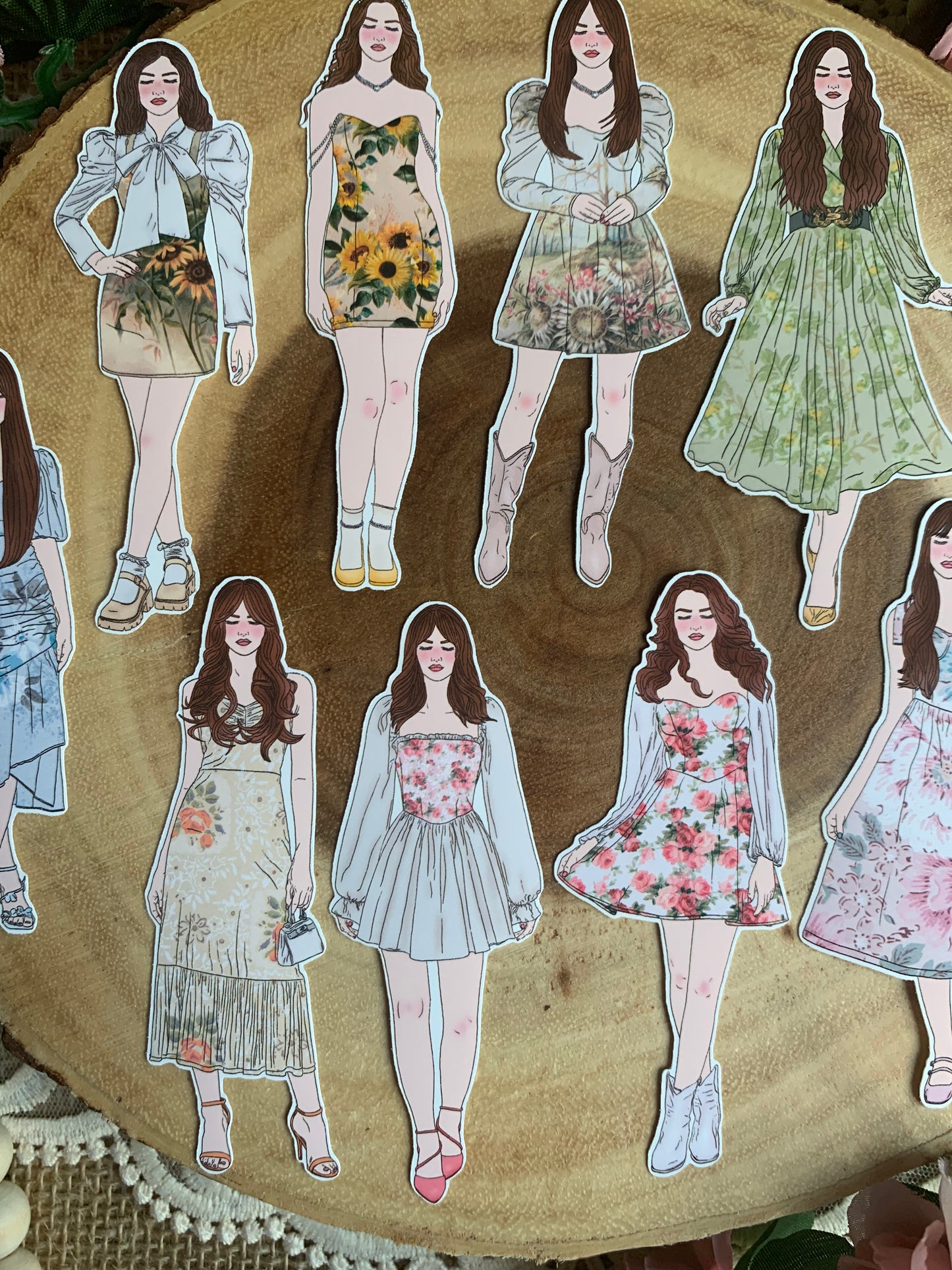 A Girl Named Gigi: Vintage Spring Collection Stickers
