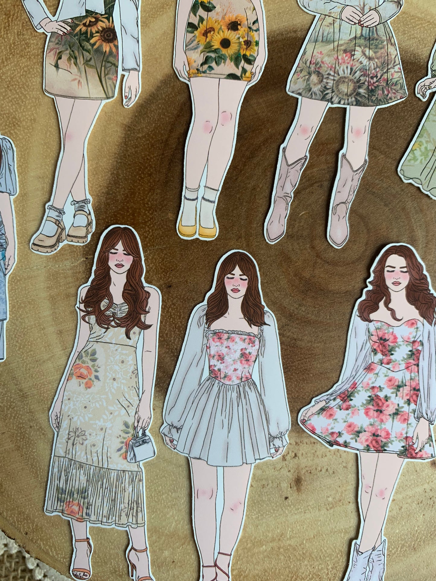 A Girl Named Gigi: Vintage Spring Collection Stickers