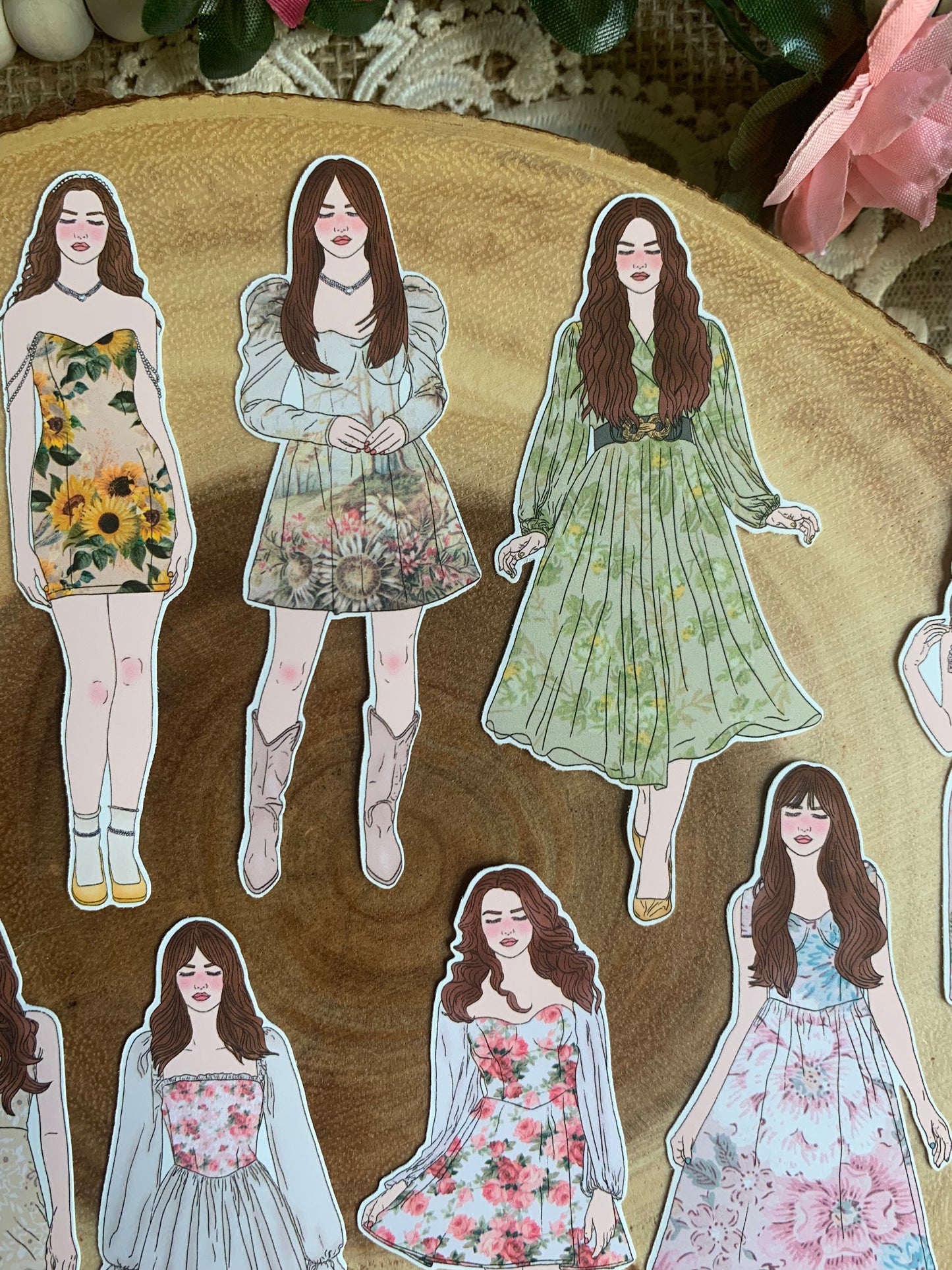 A Girl Named Gigi: Vintage Spring Collection Stickers